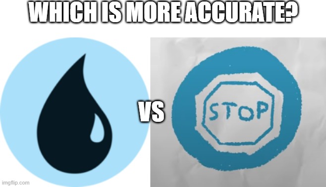 a petition has been started to change the Blue color in Magic: The Gathering's logo | WHICH IS MORE ACCURATE? VS | image tagged in vs,magic the gathering,mtg | made w/ Imgflip meme maker