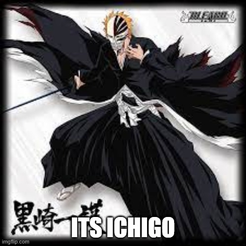 you guys thought uraraka was my second favorite?! she's third because ichigo is a bad-ass | ITS ICHIGO | made w/ Imgflip meme maker