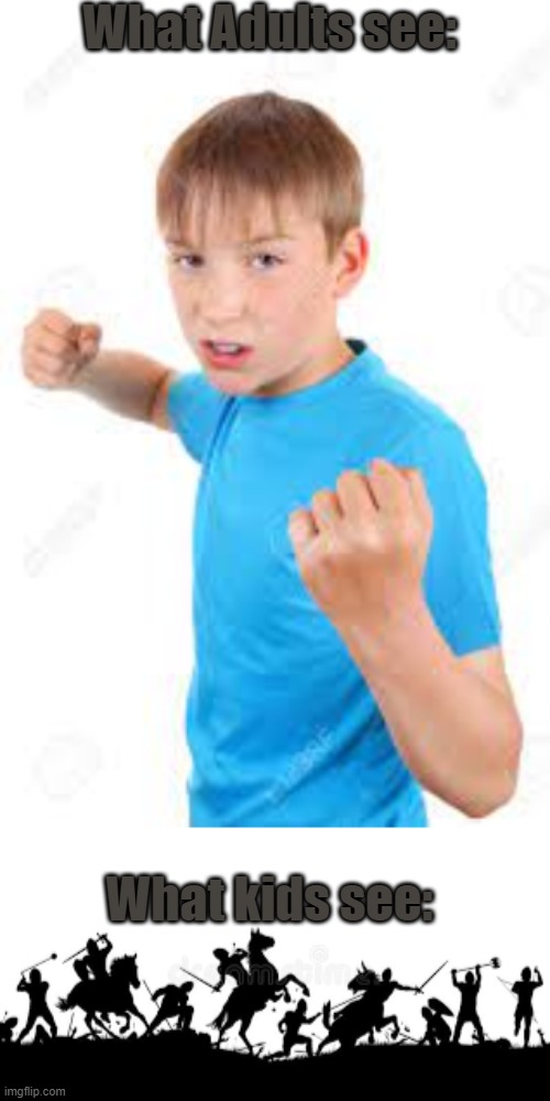 I can relate. The kid is legit me........ | What Adults see:; What kids see: | image tagged in e | made w/ Imgflip meme maker