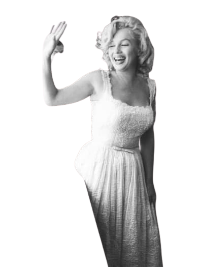 Marilyn Monroe transparent Blank Template - Imgflip
