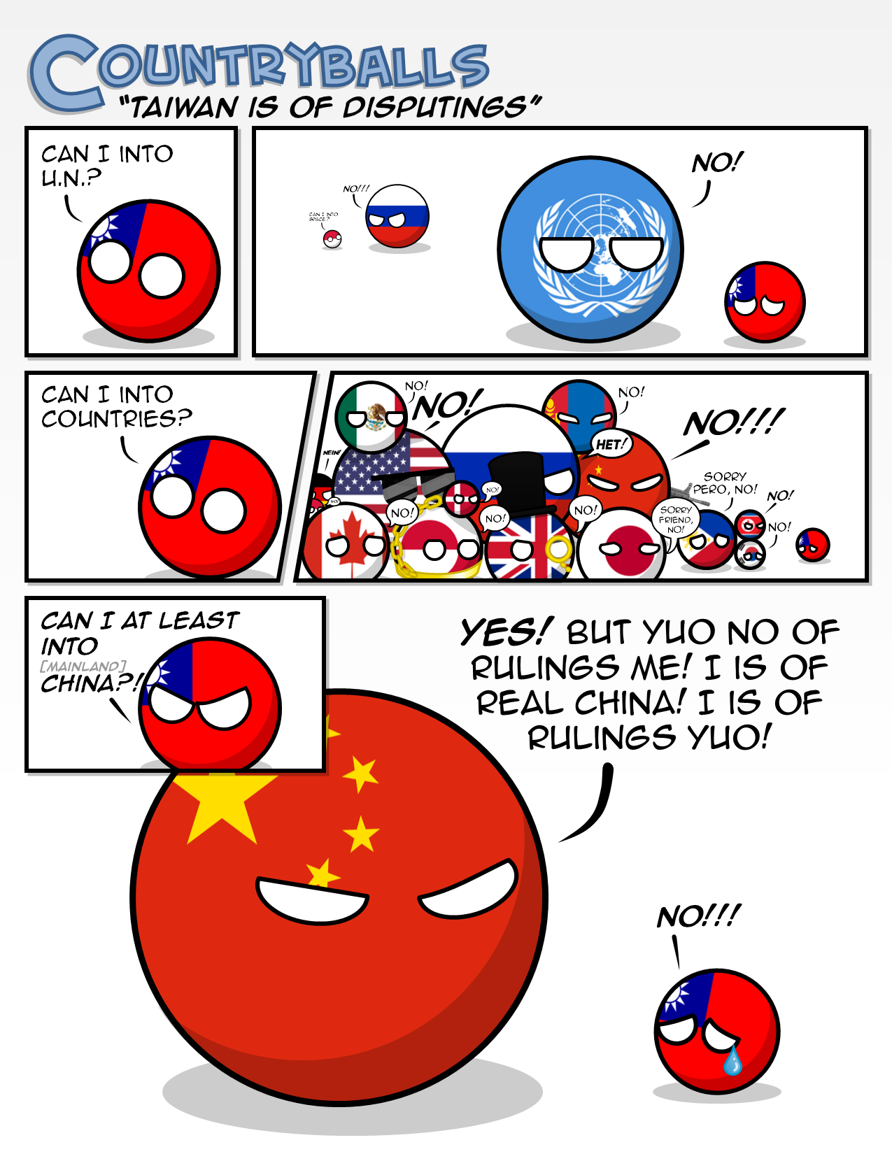 High Quality countryballs i is of rulings yuo Blank Meme Template