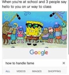 How to handle fame Blank Meme Template