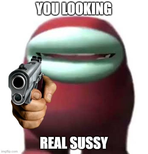 Amogus Sussy | YOU LOOKING REAL SUSSY | image tagged in amogus sussy | made w/ Imgflip meme maker