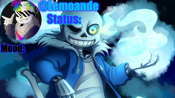 Lemonades Sans Temp Blank Meme Template