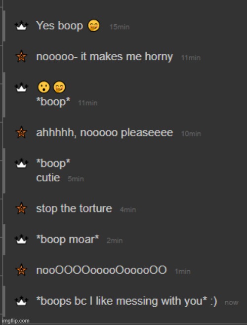 Hahahahahahhaha I'm messing with him for no reason :) | made w/ Imgflip meme maker