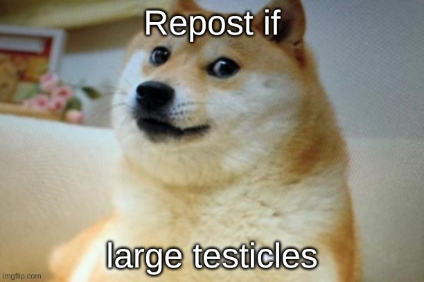 I n e e d h e l p | Repost if; large testicles | made w/ Imgflip meme maker
