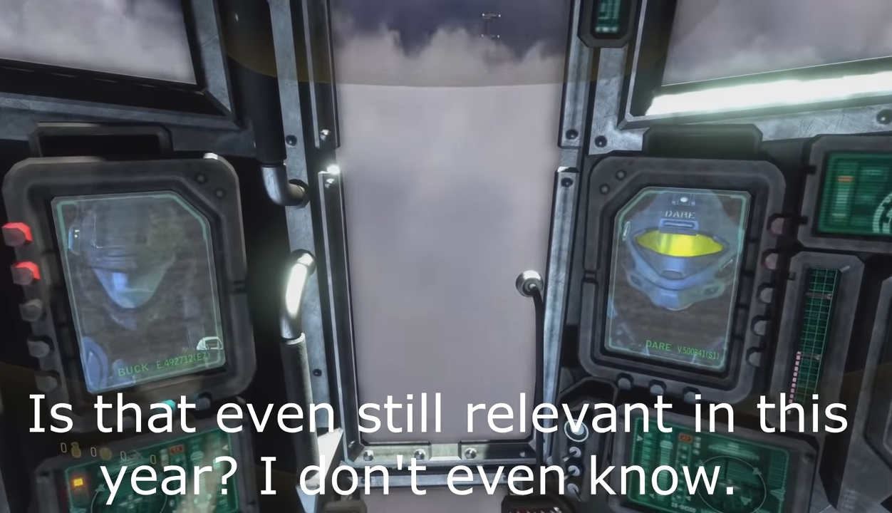 High Quality Halo 3 ODST Is that even still relevant in this year Blank Meme Template