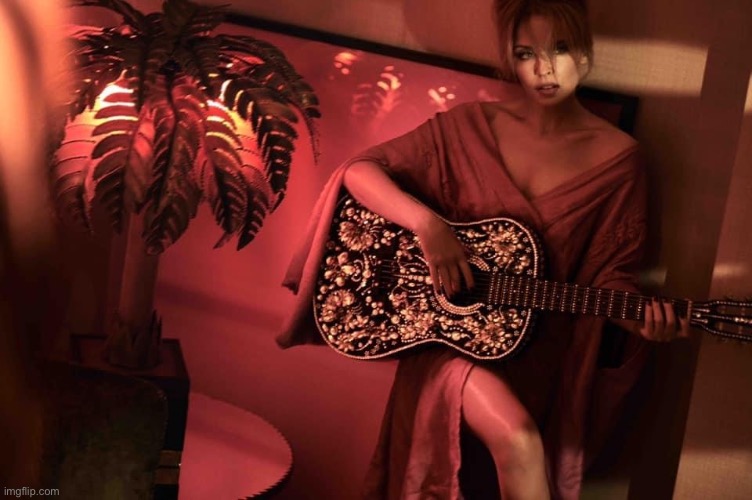 Kylie guitar | image tagged in kylie guitar | made w/ Imgflip meme maker