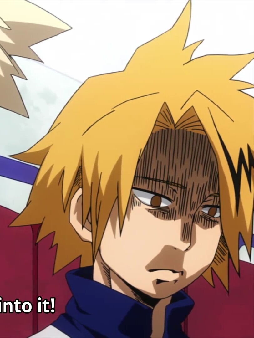 Kaminari Sad Face Blank Meme Template