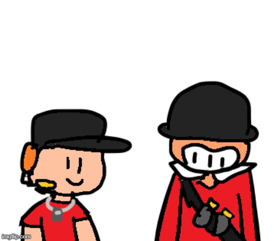 soldier and scout are the cutest than other classes, idk why :/ | image tagged in drawings,tf2 | made w/ Imgflip meme maker