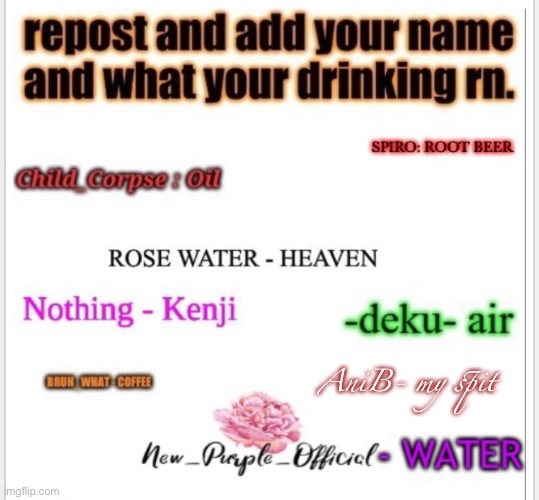 AniB- my spit | made w/ Imgflip meme maker