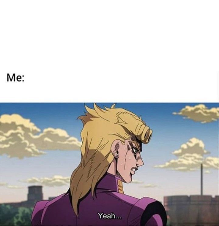 High Quality Giorno Yeah Blank Meme Template