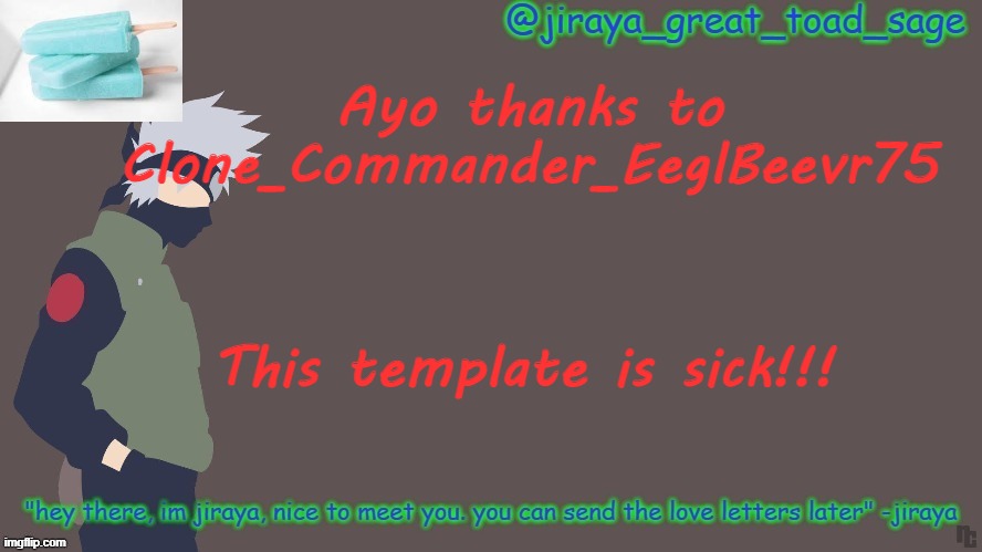 You deserve my follow U-U | Ayo thanks to Clone_Commander_EeglBeevr75; This template is sick!!! | image tagged in first template d | made w/ Imgflip meme maker