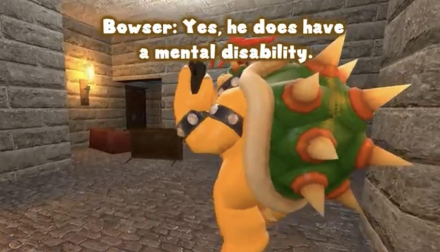 Yes, he does have a mental disability. Blank Meme Template