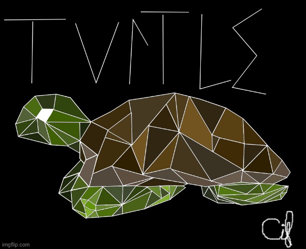 Stained Glass Window Turtle thingy I drew | made w/ Imgflip meme maker