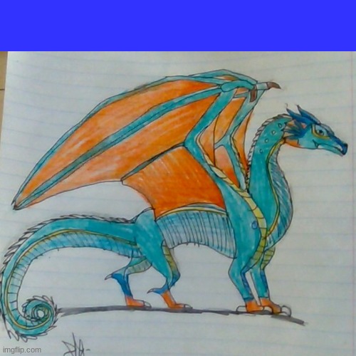 Dragon request i did | image tagged in drawings,wings of fire | made w/ Imgflip meme maker