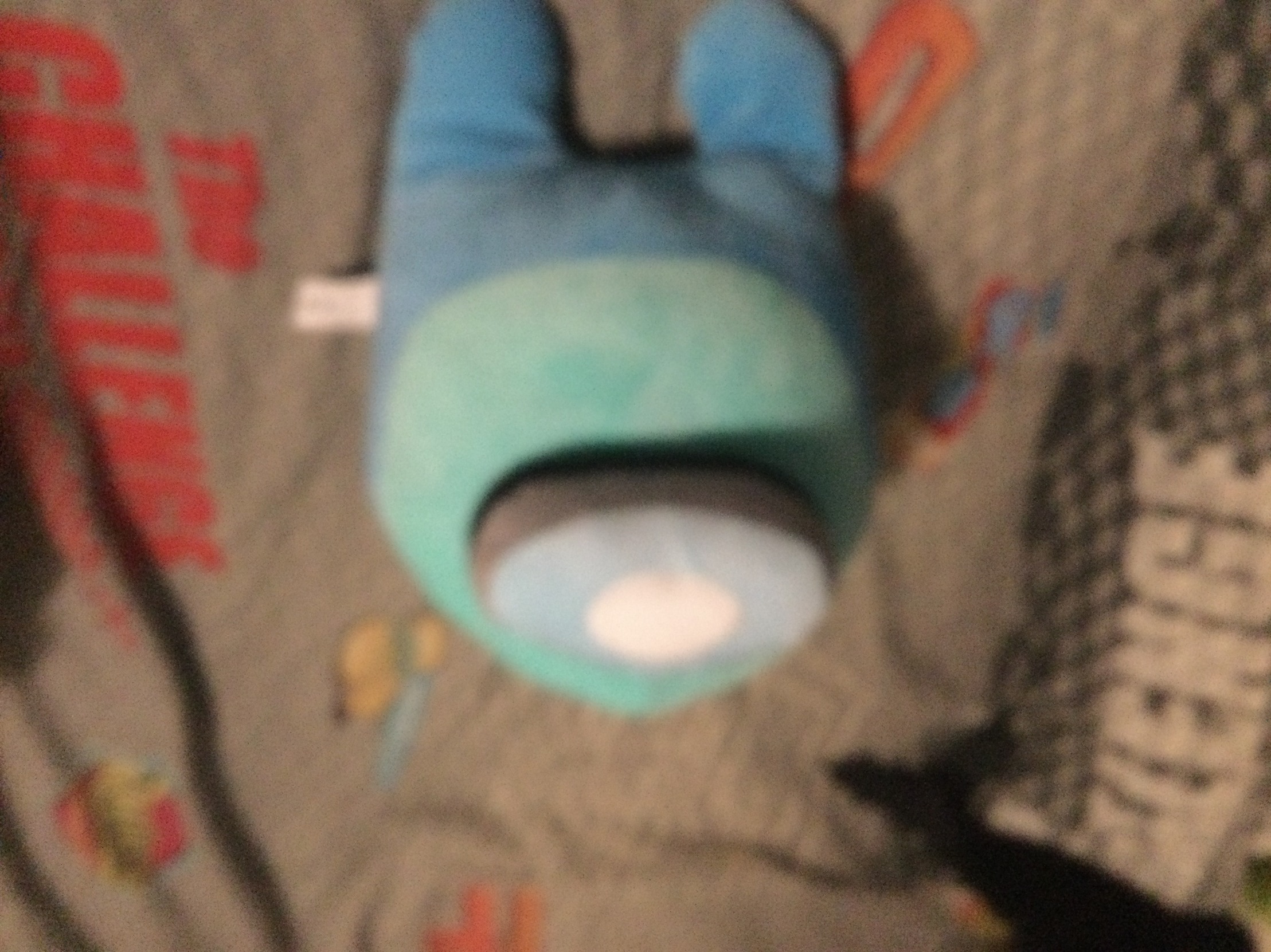 High Quality Hug my plush (blue) Blank Meme Template