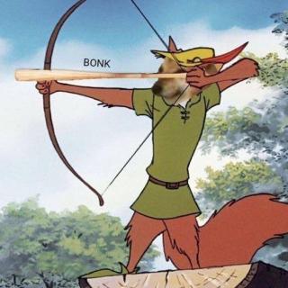 High Quality Horny dog Robin Hood Blank Meme Template