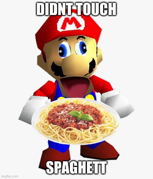 DIDNT TOUCH SPAGHETT | made w/ Imgflip meme maker