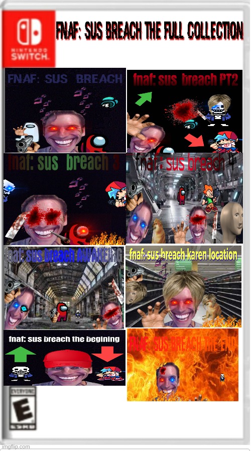 fnaf sus breach: the full collectiom | made w/ Imgflip meme maker