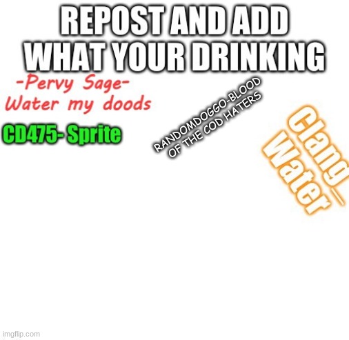 RANDOMDOGGO-BLOOD OF THE COD HATERS | made w/ Imgflip meme maker