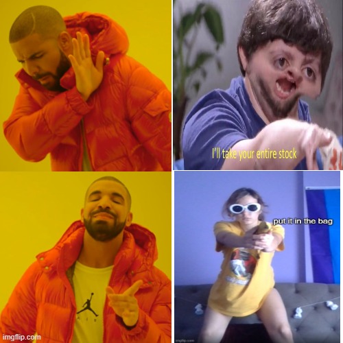 i have no idea why i like this temp better... | image tagged in memes,drake hotline bling | made w/ Imgflip meme maker