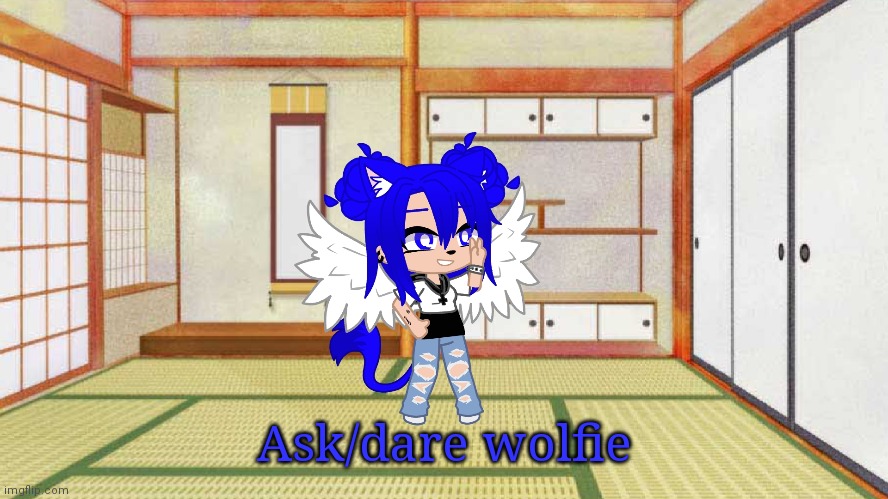 Ask/dare wolfie | made w/ Imgflip meme maker