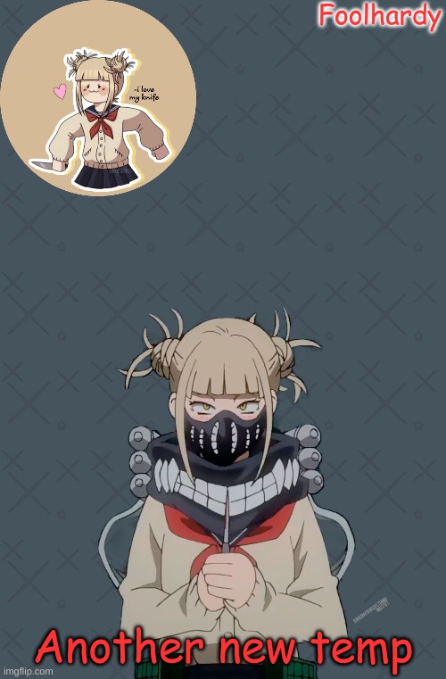 E | Another new temp | image tagged in toga 2 | made w/ Imgflip meme maker