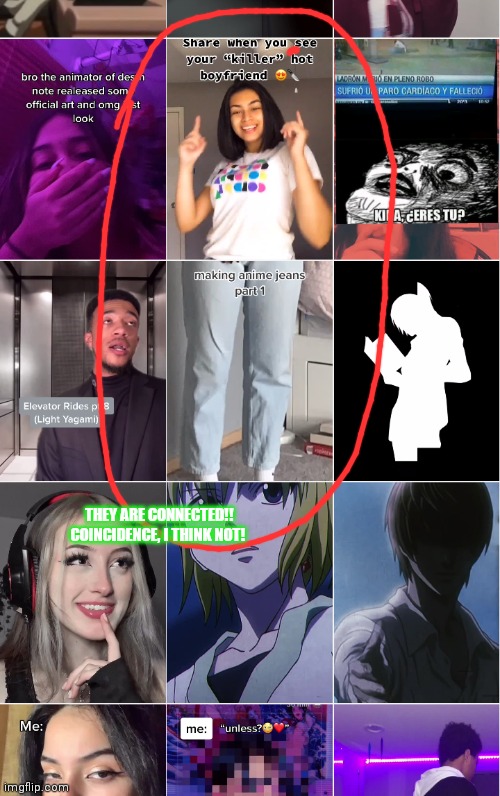 Coincidence, I think not!! Im shook | THEY ARE CONNECTED!! COINCIDENCE, I THINK NOT! | image tagged in coincidence i think not | made w/ Imgflip meme maker