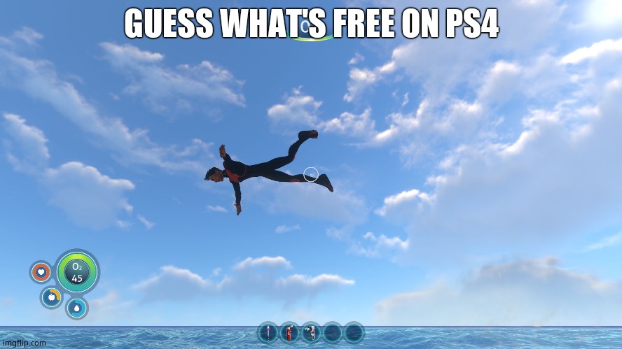 the Fly boy | GUESS WHAT'S FREE ON PS4 | image tagged in the fly boy | made w/ Imgflip meme maker