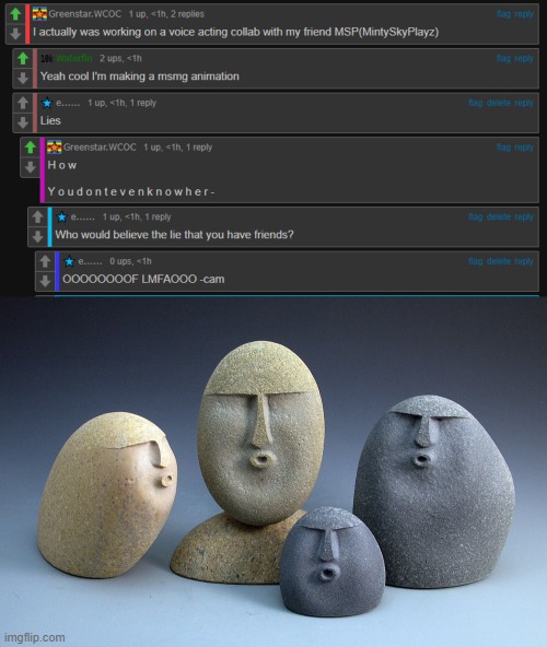 image tagged in oof stones | made w/ Imgflip meme maker