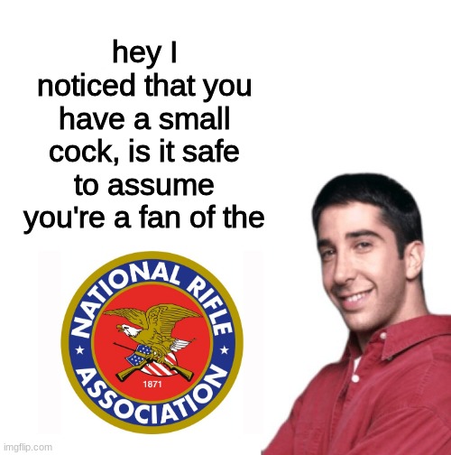 coincidence? I THINK NOT | hey I noticed that you have a small cock, is it safe to assume you're a fan of the | image tagged in funny,guns,conservative hypocrisy,memes | made w/ Imgflip meme maker