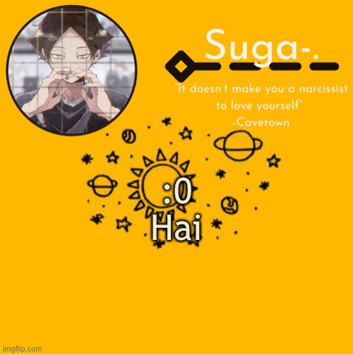 Y e l l o w | :0
Hai | image tagged in y e l l o w | made w/ Imgflip meme maker