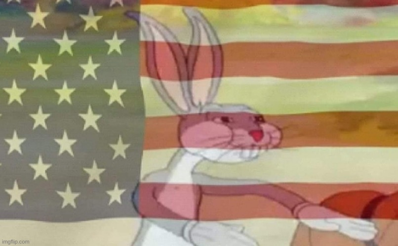 Bugs Bunny American Flag | image tagged in bugs bunny american flag | made w/ Imgflip meme maker