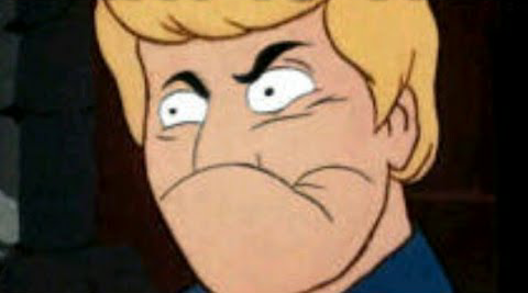High Quality Scooby Doo Fred Jones face Blank Meme Template