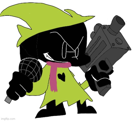 Rico | image tagged in deltarune,friday night funkin,pico,memes,gun,oh wow are you actually reading these tags | made w/ Imgflip meme maker
