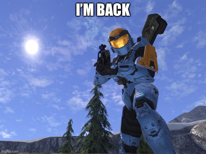 T 65 here | I’M BACK | image tagged in demonic penguin halo 3 | made w/ Imgflip meme maker