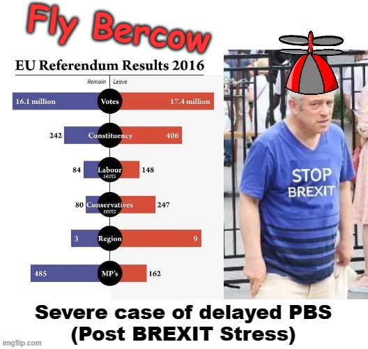 Fly Bercow | Fly Bercow | image tagged in brexit | made w/ Imgflip meme maker