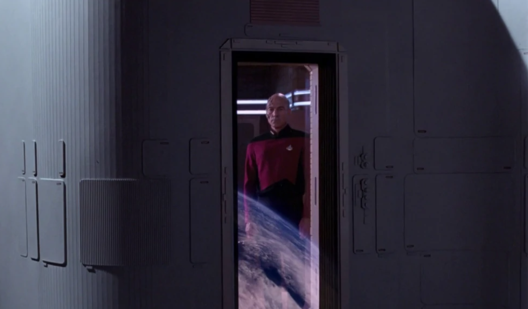 Captain Picard's Ready Room Window Blank Meme Template
