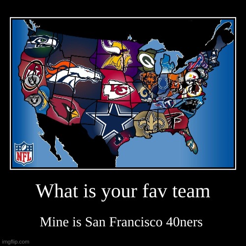 what is your fav team put it in the comments down below | image tagged in funny,demotivationals | made w/ Imgflip demotivational maker