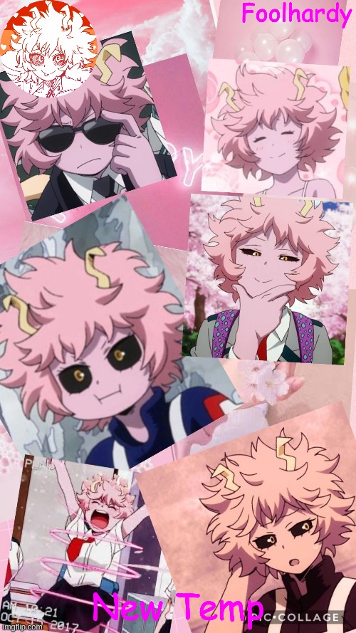 Mina Ashido | New Temp | image tagged in mina ashido | made w/ Imgflip meme maker