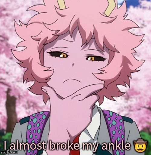 I almost broke my ankle 🤠 | made w/ Imgflip meme maker