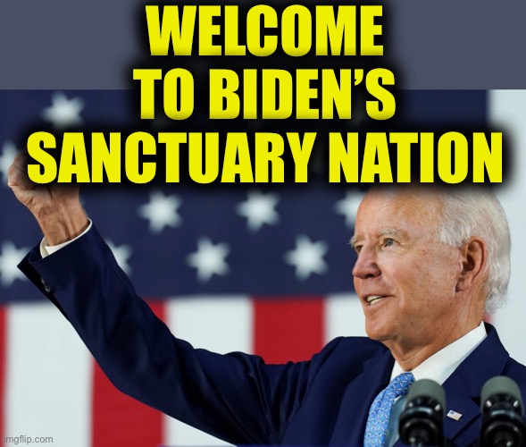 Were Making New _____ | WELCOME TO BIDEN’S SANCTUARY NATION | image tagged in and the home of the ______,schackleford,yessa | made w/ Imgflip meme maker