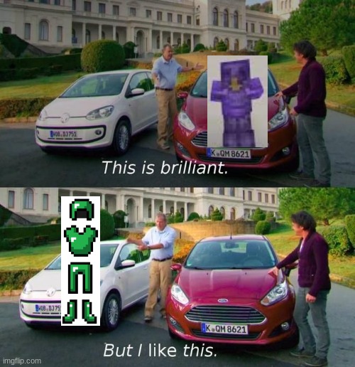 Pls emeral armor | image tagged in this is brilliant but i like this,lol,minecraft,emerald armor | made w/ Imgflip meme maker