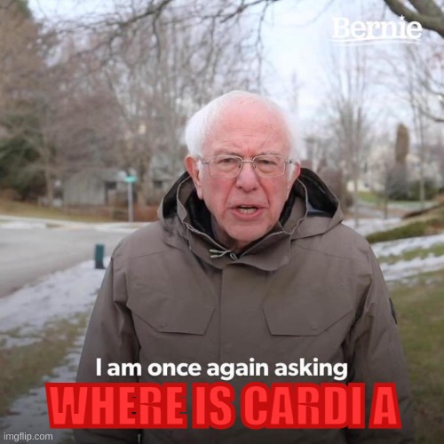 Cardi A | WHERE IS CARDI A | image tagged in memes,bernie i am once again asking for your support | made w/ Imgflip meme maker