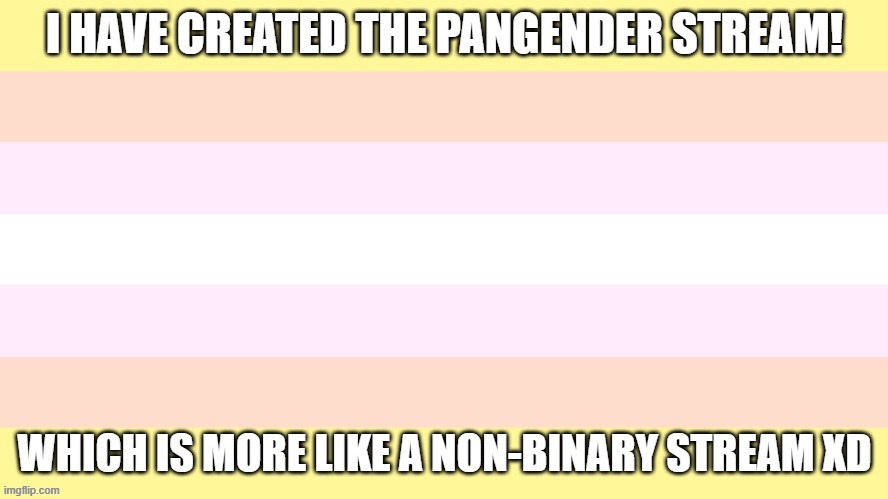 EVERYONE'S ALLOWED HERE! | image tagged in pangender,lgbt,non binary,gender | made w/ Imgflip meme maker