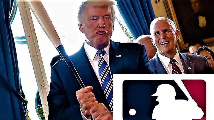 Trump boycotts MLB Blank Meme Template