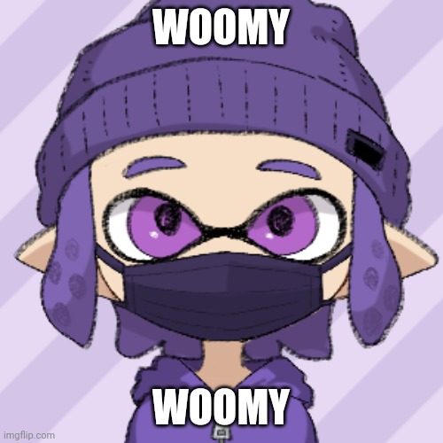 Bryce with mask | WOOMY; WOOMY | image tagged in bryce with mask | made w/ Imgflip meme maker