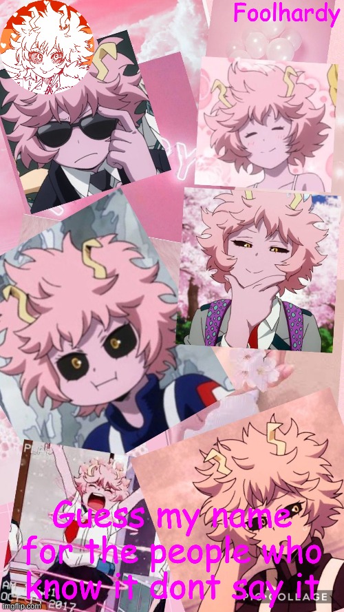 Ik a couple of people who do | Guess my name for the people who know it dont say it | image tagged in mina ashido | made w/ Imgflip meme maker