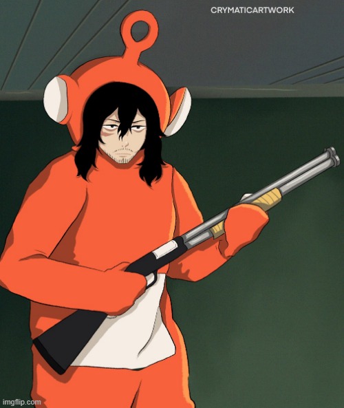 aizawa teletubbie | made w/ Imgflip meme maker